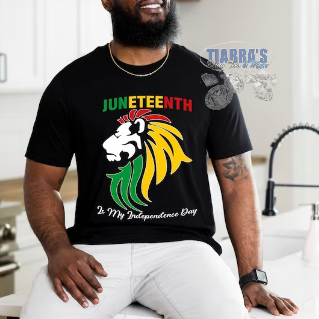 Lion Juneteenth T-Shirt (2 Styles)