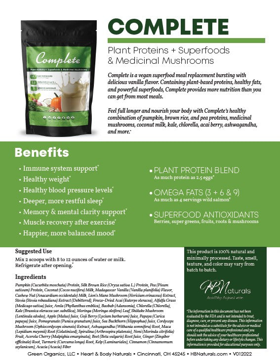 Complete Vegan Superfood Meal Replacement