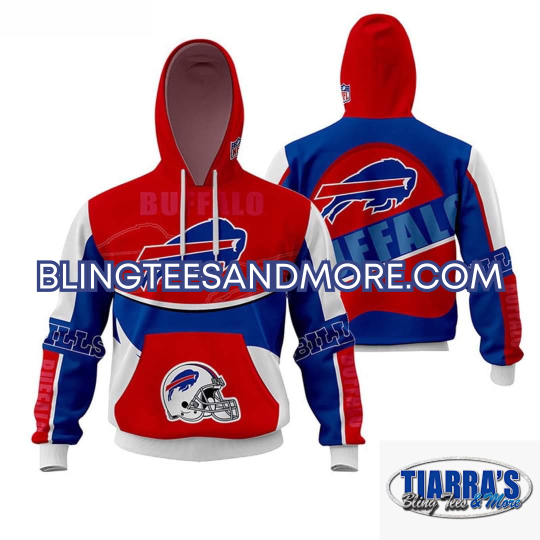 Football Hoodies 1 | Size up 2 Sizes (See Sizing Chart) - All Teams Available