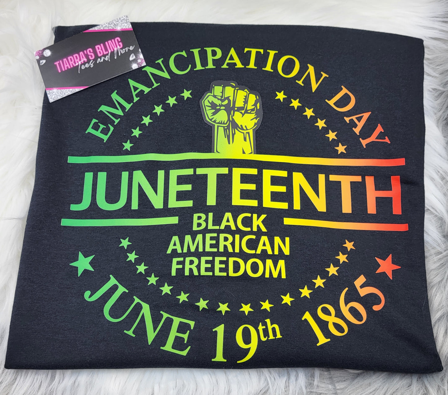 Juneteenth Emancipation Day with Fist T-Shirt