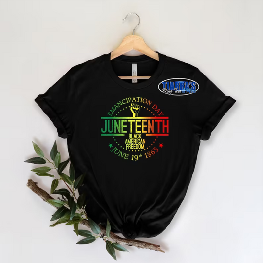 Juneteenth Emancipation Day with Fist T-Shirt