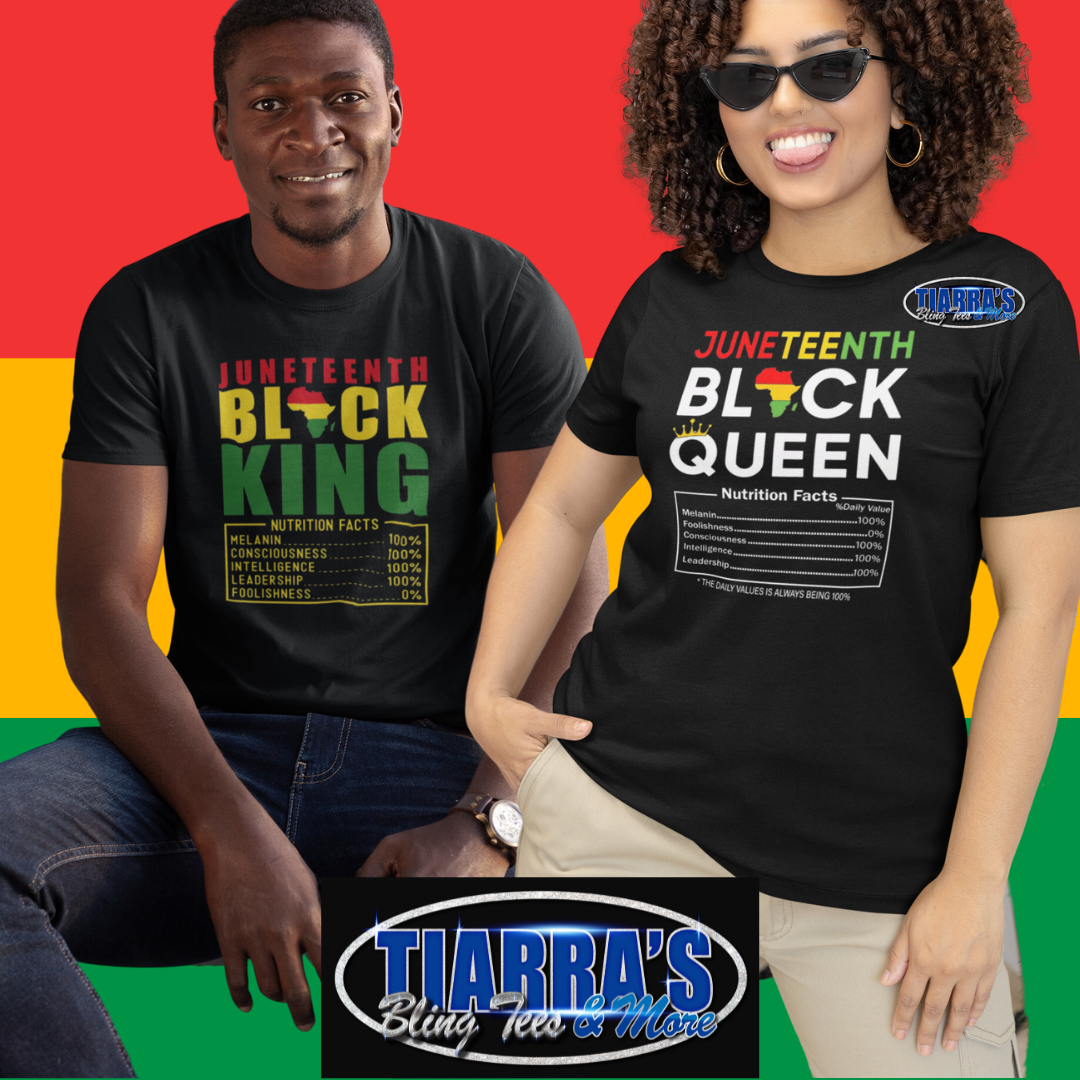 Juneteenth Black King/Queen T-Shirt