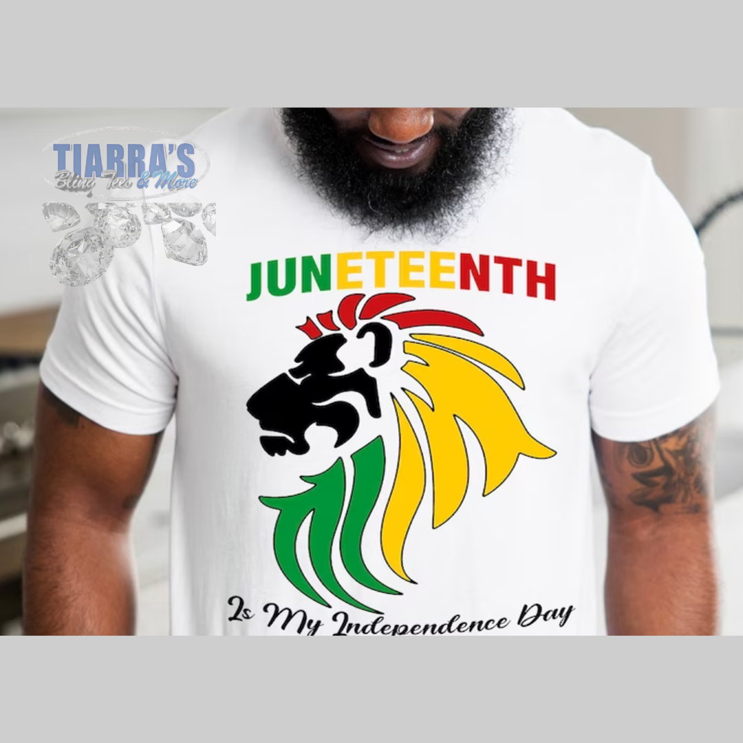 Lion Juneteenth T-Shirt (2 Styles)