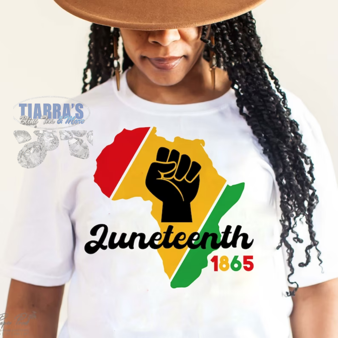 Africa Black Power Juneteenth T-Shirt