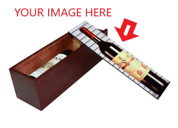 Custom Mahogany-Style Wine Box