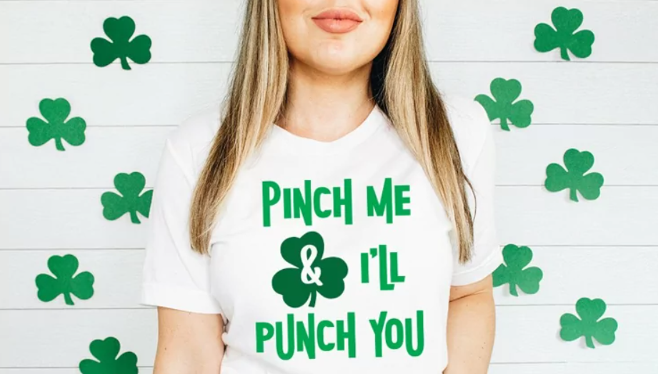 Pinch Me and I'll Punch You T-Shirt w/ Optional Matching Mask