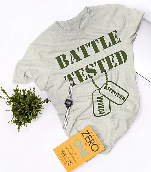 Battle Tested Corona Survivor T-Shirt