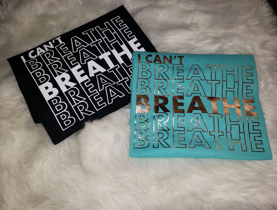 I Can't Breathe - Stacked Lettering
