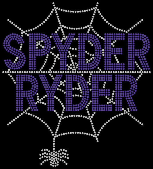 Spyder Rider Rhinestone Transfer