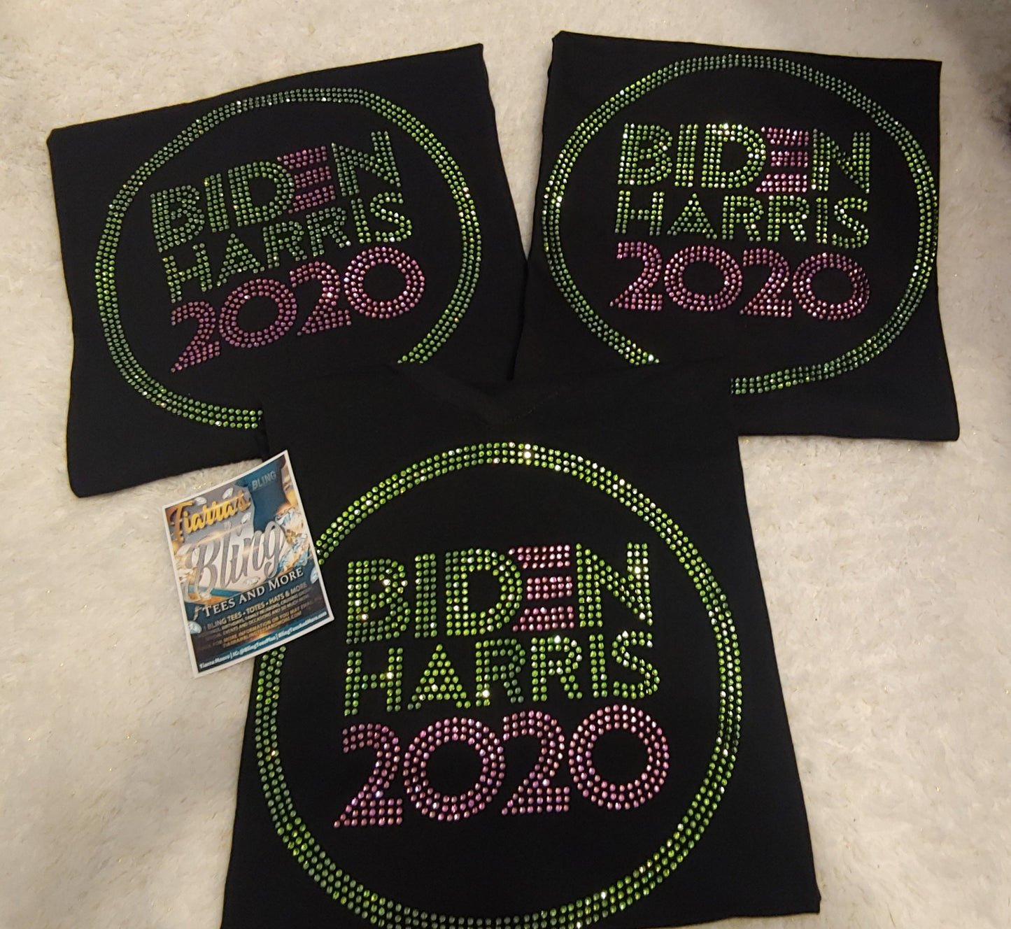 Biden/Harris 2020 Rhinestone Shirt