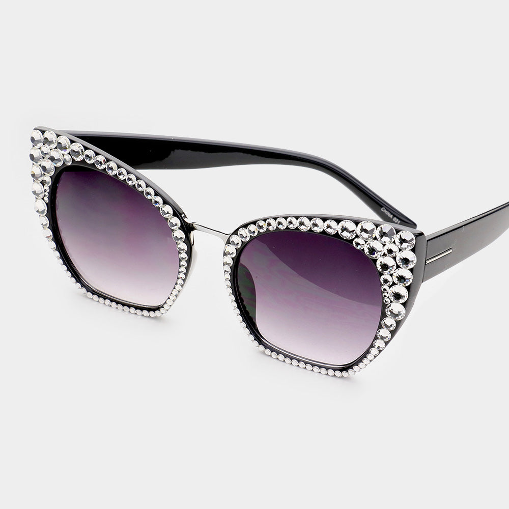 Stylish Crystal Rhinestone Sunglasses