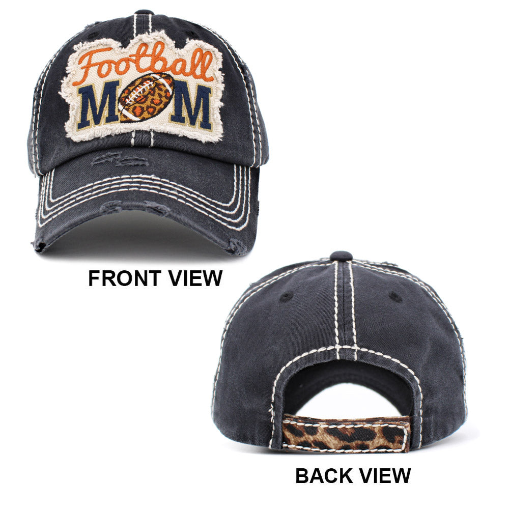Football Mom Vintage Baseball Hat (3 Colors Available)
