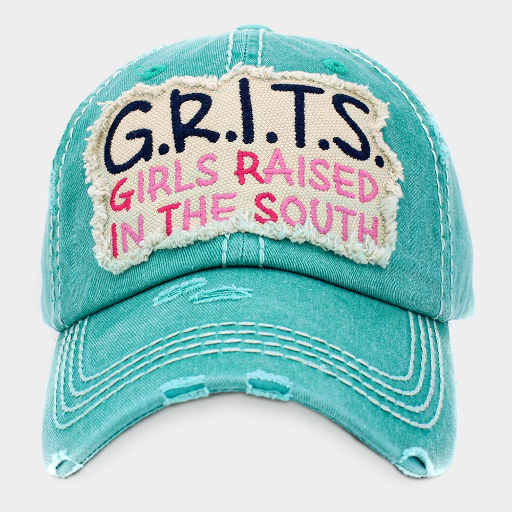 G.R.I.T.S. Girls Raised in the South Vintage Baseball Hat (Multiple Colors)