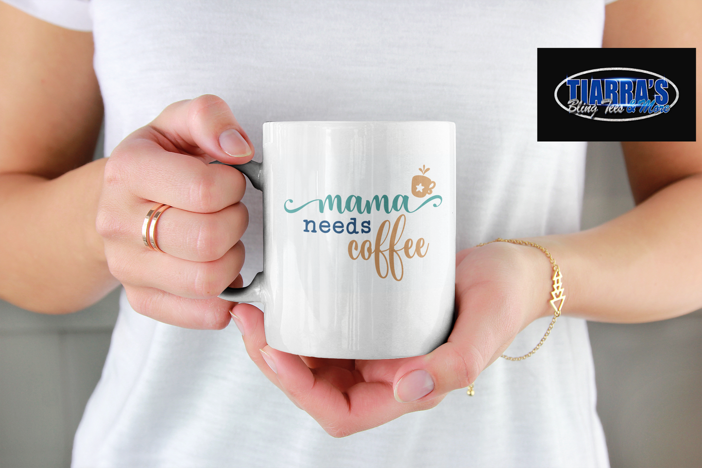 Mama Needs Coffee Mug (Matching Coaster Available)